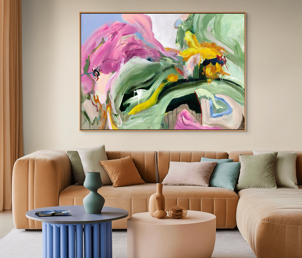 Abstract Landscape Painting Explained: Techniques, Color Layering, and Creative Process.