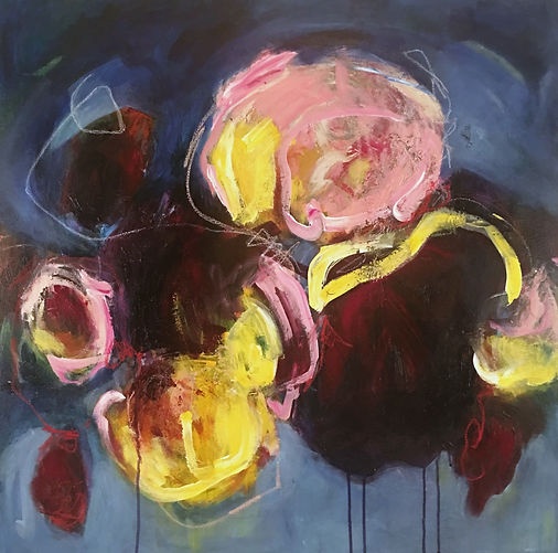 Abstract painting, elisa gomez, abstract art