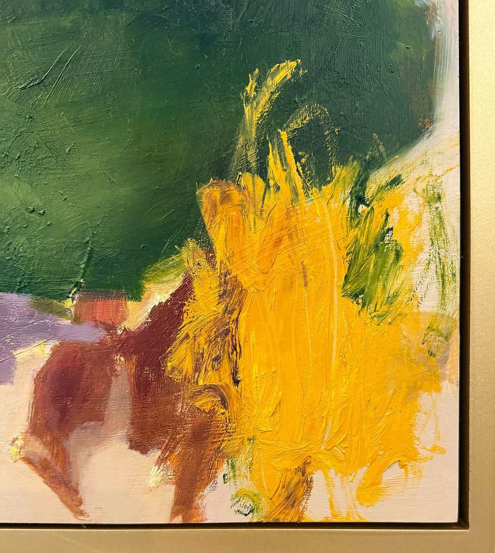 Thumbnail: Autumn Shades VIII (16" x 20") Abstract Painting by Elisa Gomez Art