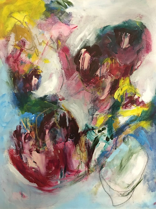Abstract painting, elisa gomez, abstract art, commissioned art