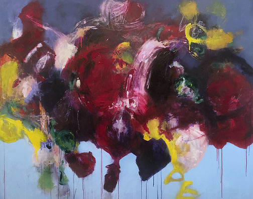 Abstract painting, elisa gomez, abstract art