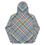 Thumbnail: "Shamrocks Multi Blue Plaid" Adult Unisex Hoodie