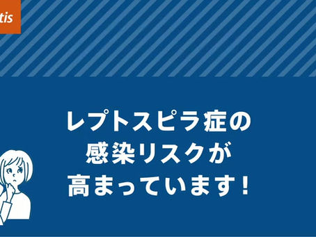 人にも感染する恐ろしい「レプトスピラ症」