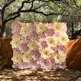 Custom Flower Wall
