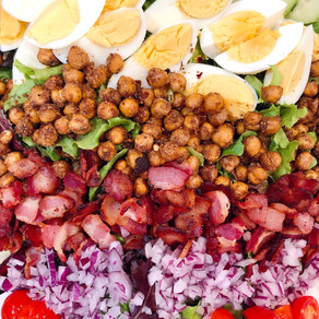 No Chicken, No Problem: This Crispy Chickpea Cobb Salad Will be Your New Favorite Cobb Salad