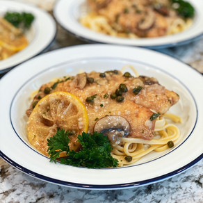 A Twist on the Traditional Piccata: Tilapia Piccata with Mushrooms
