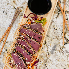 A Fish Worth Getting Excited About: Sesame Crusted, Seared Ahi Tuna