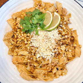 Move Over All Other Pastas. There is a New Pasta in Town: Charred Elote Pappardelle