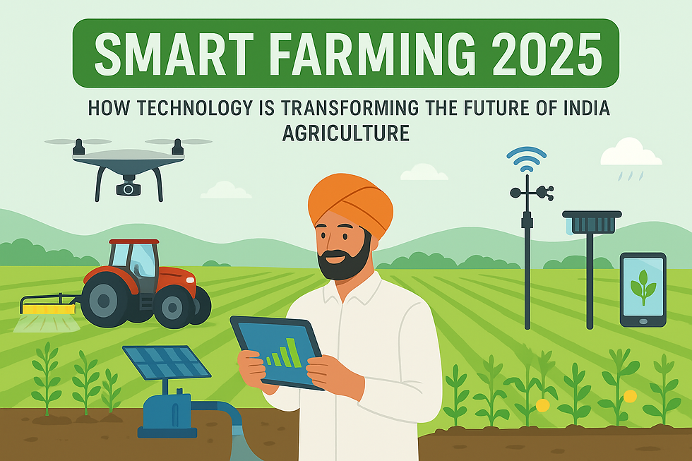 Smart Farming 2025: How Technology Is Transforming the Future of Indian Agriculture