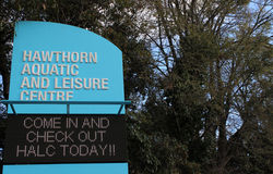 Embankment behind Aquatic Centre
