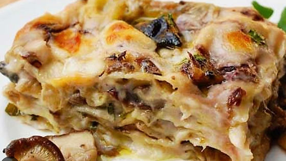 Large Tivoli Mushroom Co. Mushroom and Truffle Lasagna