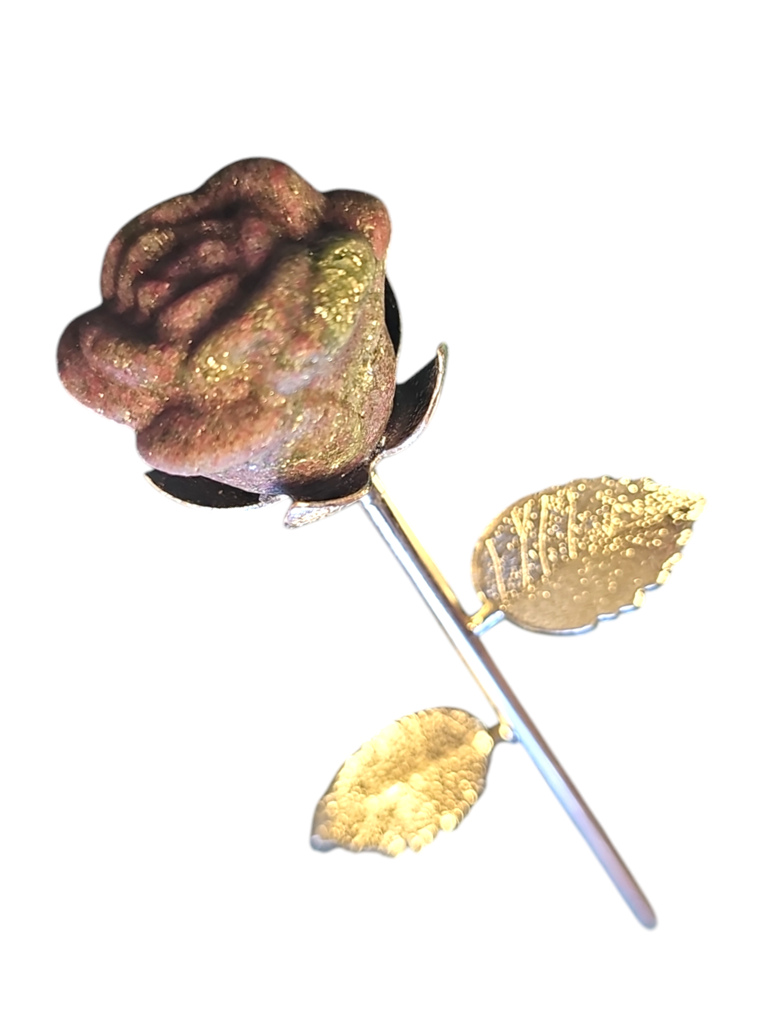 Ruby in kyanite rose