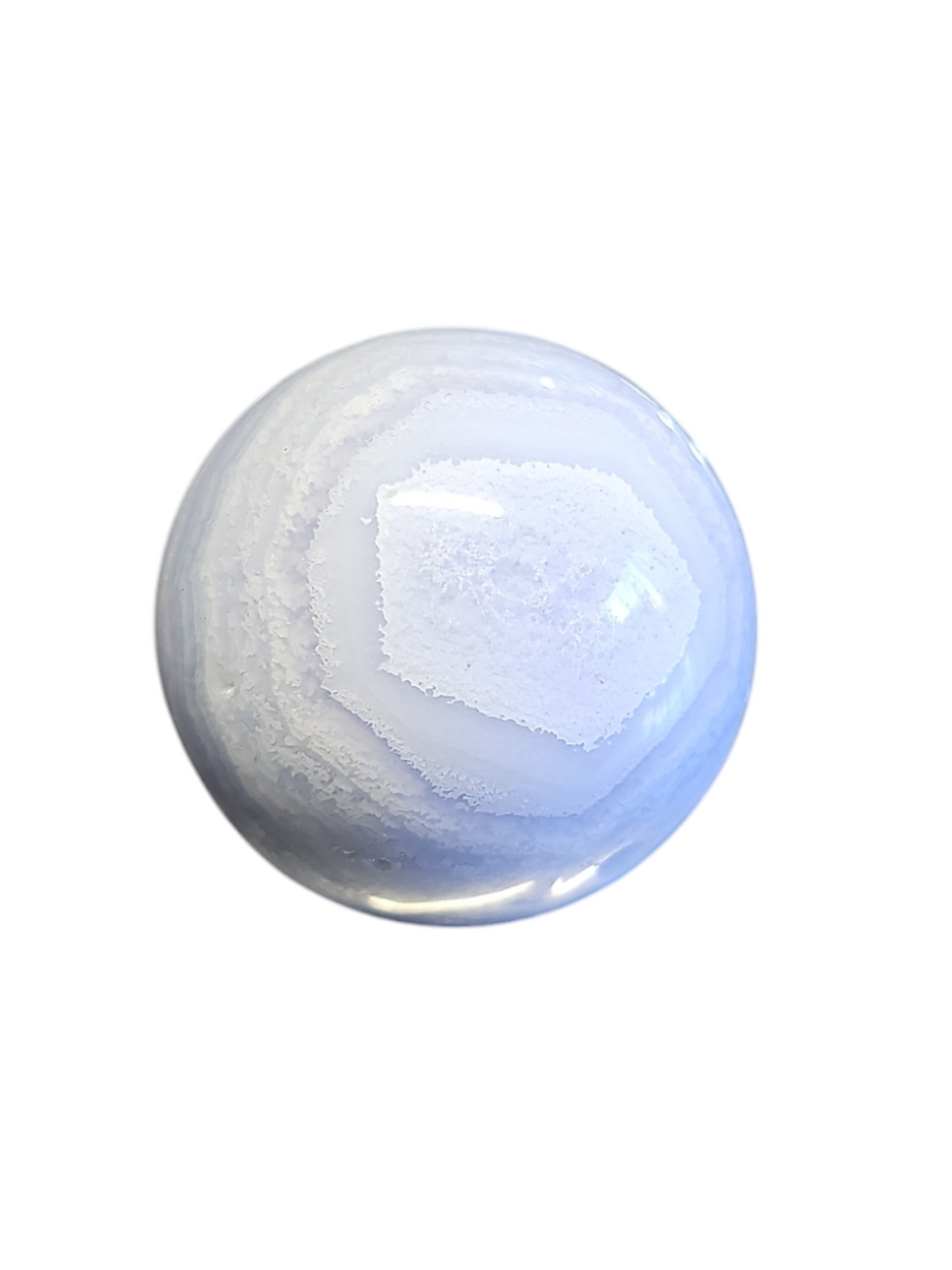 Thumbnail: Blue lace agate sphere 