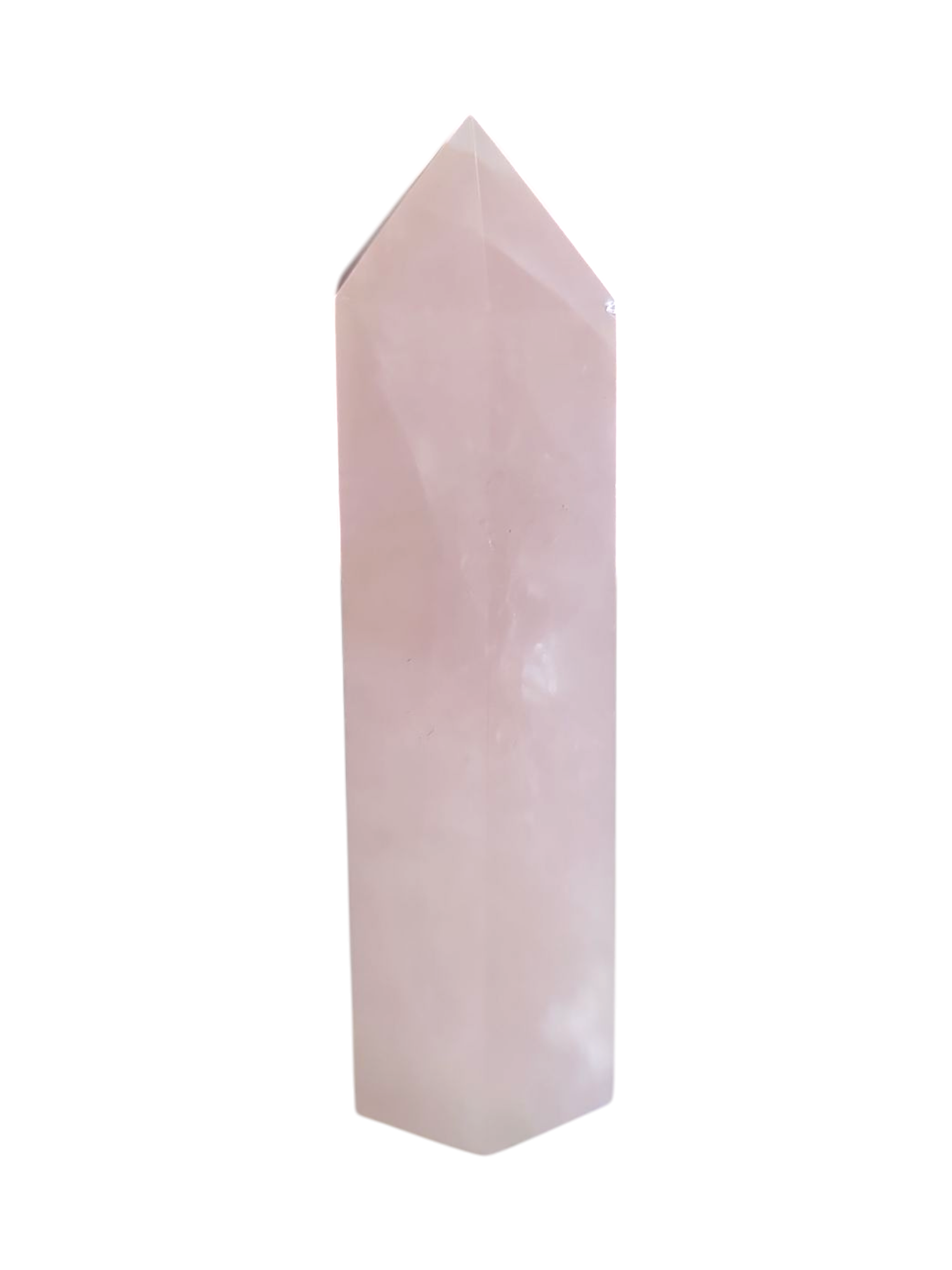 Rose quartz point