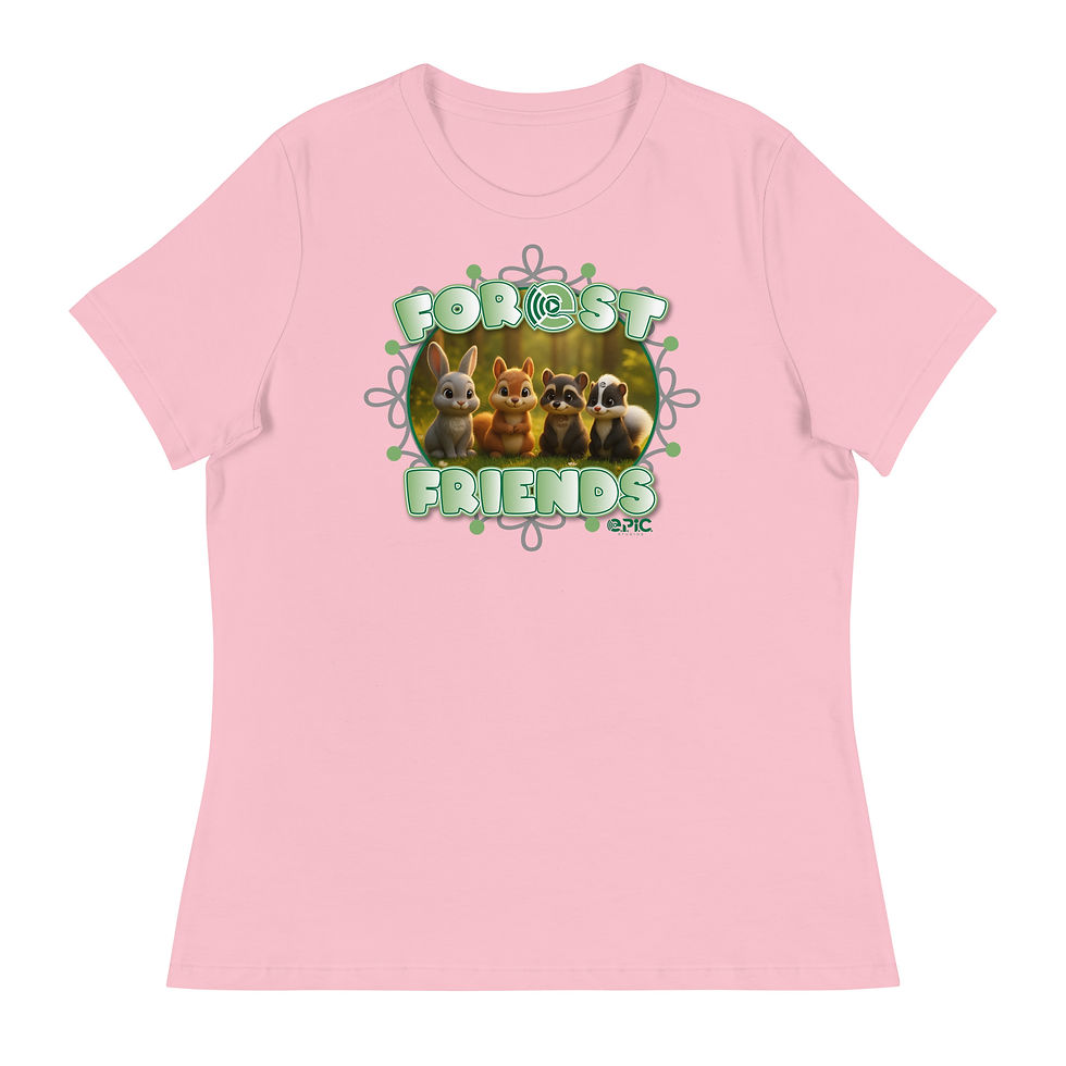 Thumbnail: Epic's "Forest Friends" Gift Women's Relaxed T-Shirt