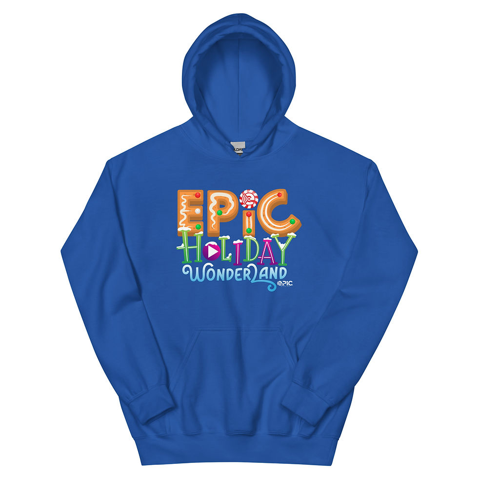 Thumbnail: "Epic Holiday Wonderland" Unisex Hoodie
