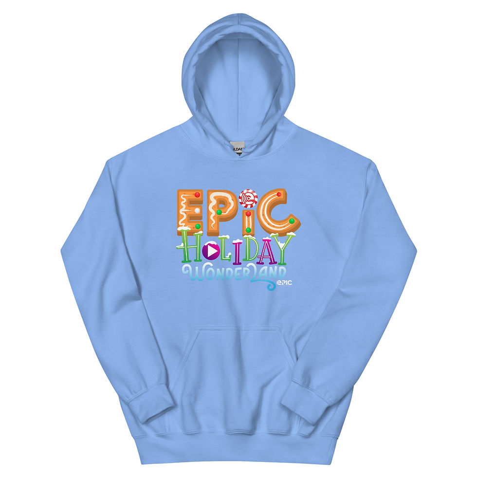 Thumbnail: "Epic Holiday Wonderland" Unisex Hoodie