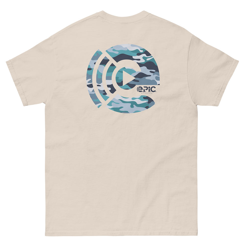 Thumbnail: Epic Studios BLUES Camo Unisex classic tee