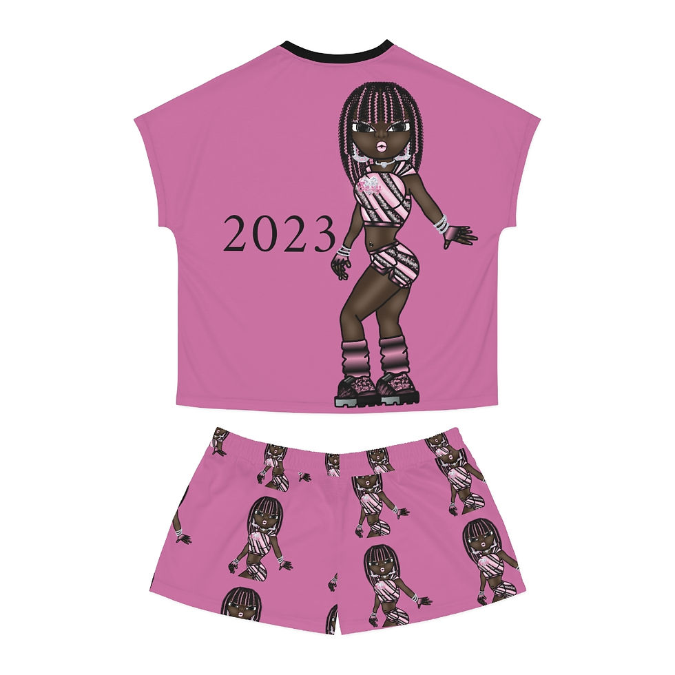 Thumbnail: Women's Short Pajama Set (AOP)