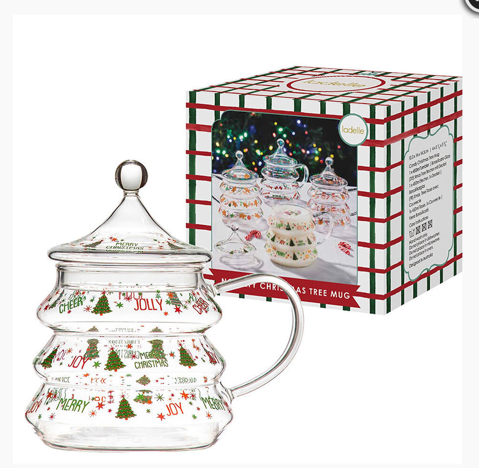 Thumbnail: Candy Christmas Tree Glass Mug