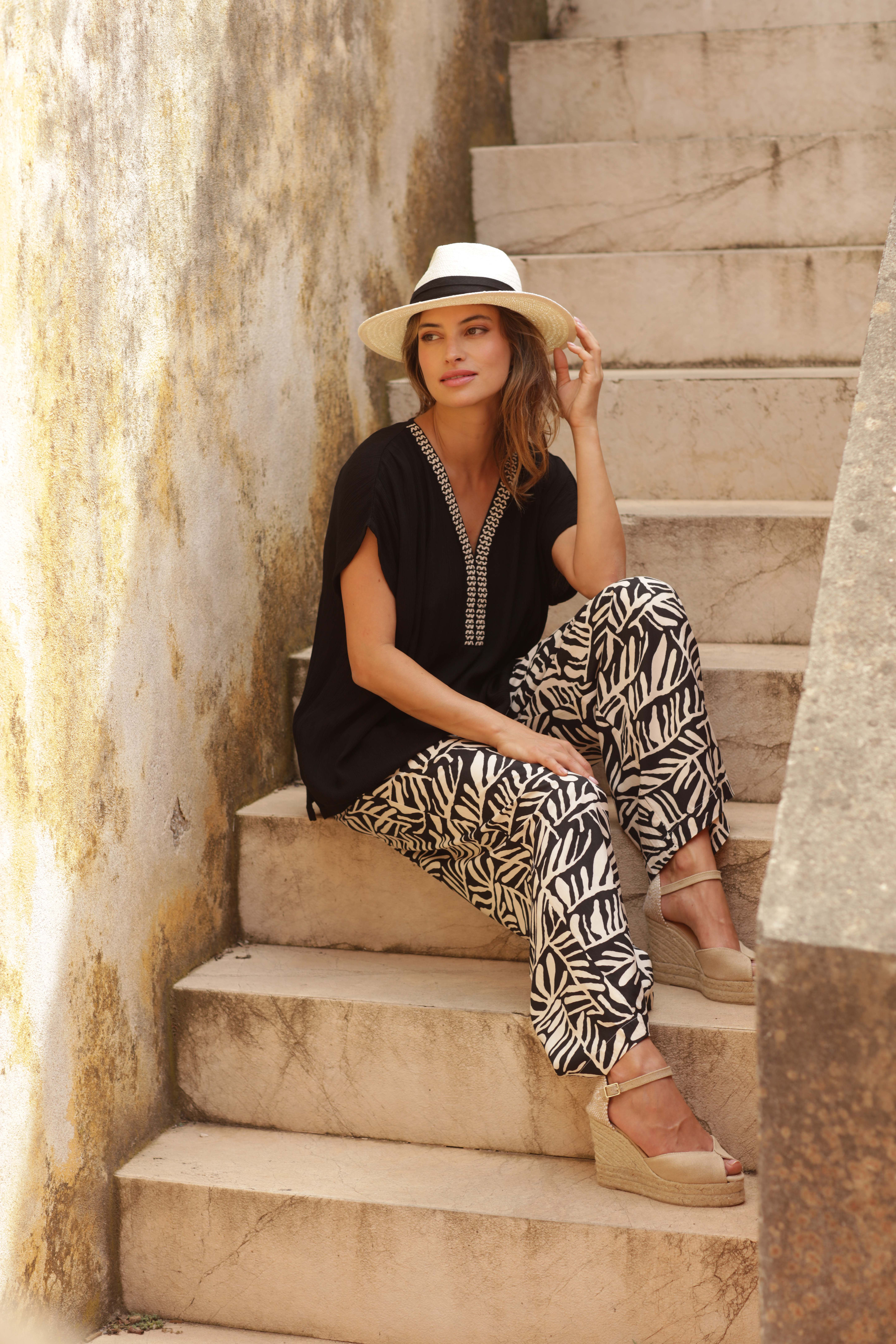 Pomodoro Twig Patterned Trousers