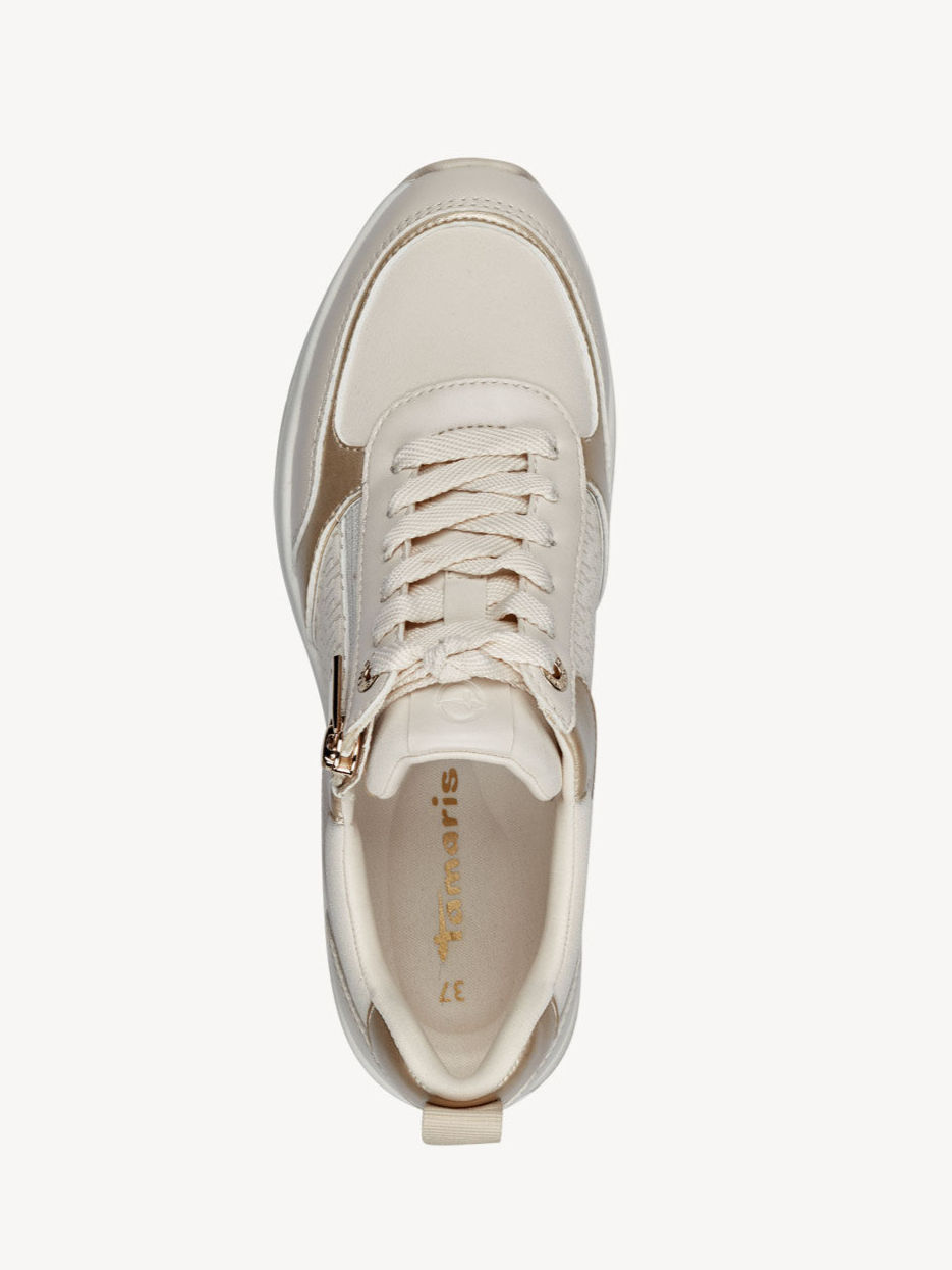 Tamaris Vegan Cream Sneaker trainer