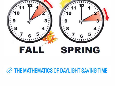 The Mathematics of Daylight Saving Time: Why We “Fall Back” and “Spring Forward”