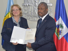 Hélène Roos, nouvelle ambassadrice de l'UE en Haïti