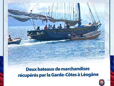 Sécurité : deux bateaux de marchandises récupérés par la Police à Léogâne