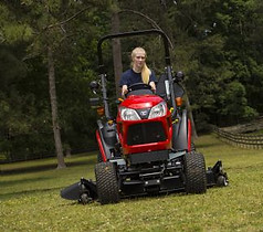 This tractor is built for the people who share our passion for the land and believe in working that land the right way. Not only is it built with a powerful, fuel-efficient engine to work all day, its sleek design is engineered for comfort and efficiency. Now in red. The color of passion. Because when it comes to a love of the land, we know you’re not alone.