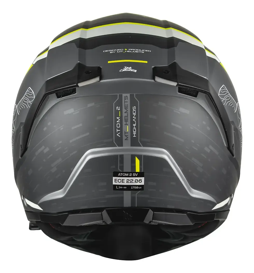 Miniatura: CASCO MT ATOM 2 SV HIGHLANDS E2 MATE