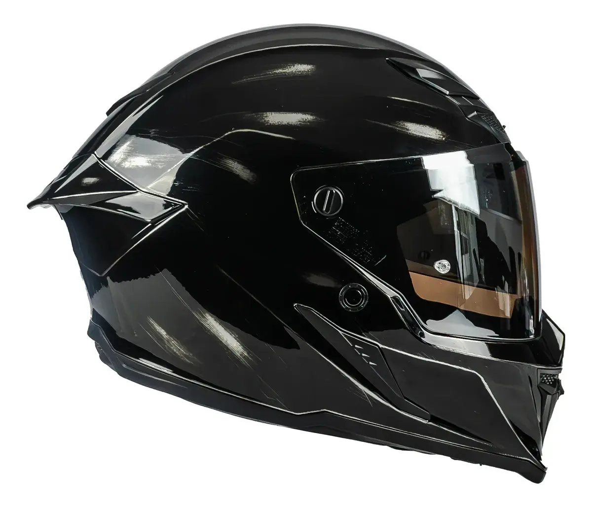 CASCO IMMORTALE NEGRO BRILLANTE PULIDO