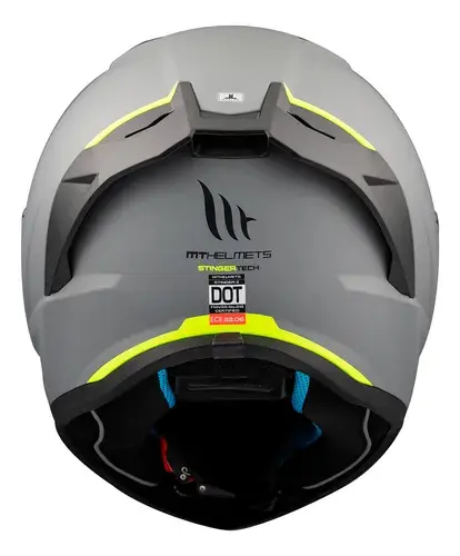 Miniatura: CASCO INTEGRAL MT-HELMETS STINGER 2 SOLID GRIS A12 M