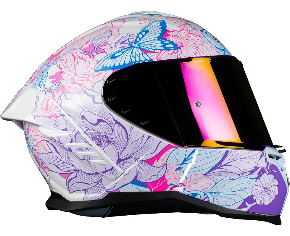 Miniatura: CASCO SHAFT GIVERNY PEARL WHITE GLOSSY PINK