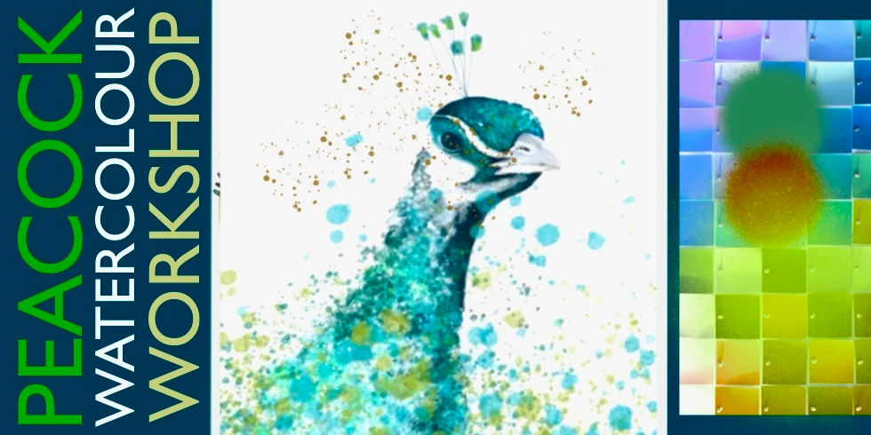 JUNIOR ~ Watercolour & Metallic ~ Peacock 