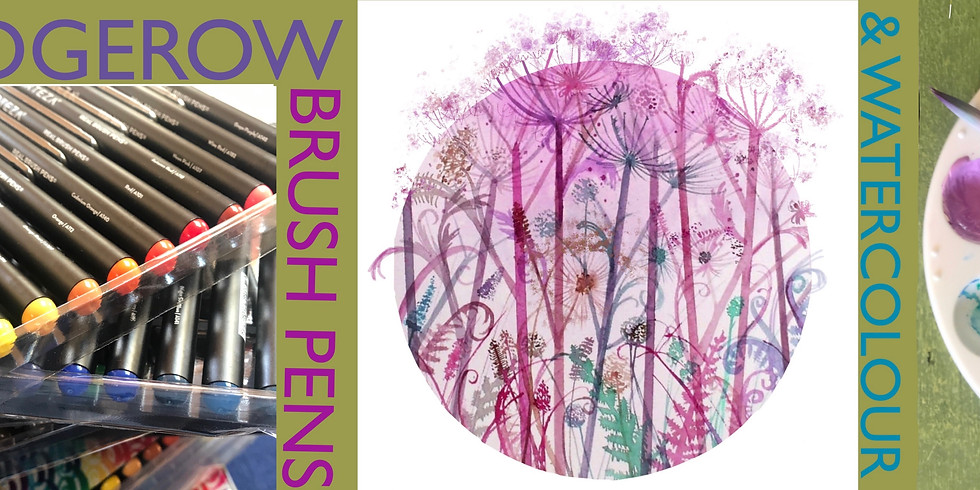 Hedgerow - Introduction to Brush Pens