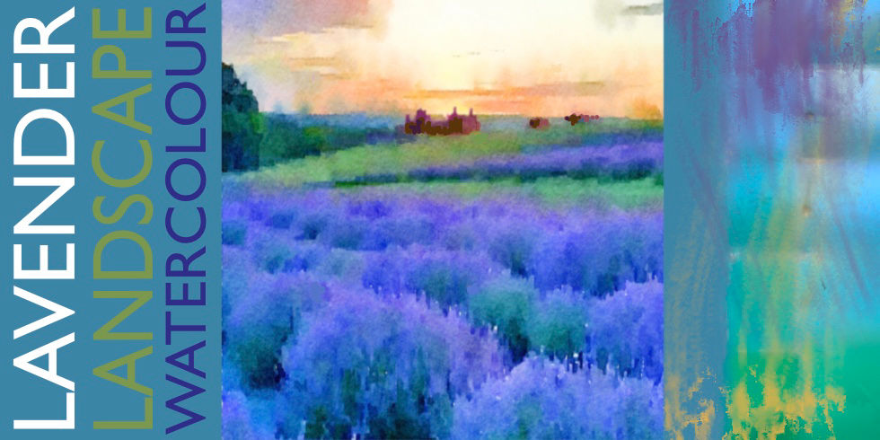 CHESHAM Town Hall ~ Lavender Fields Watercolour