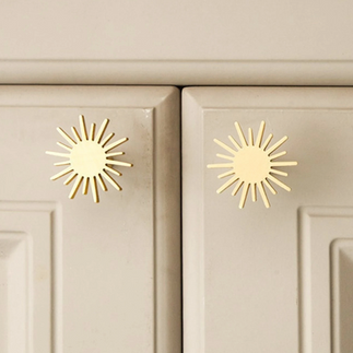 sunburst cabinet pulls
