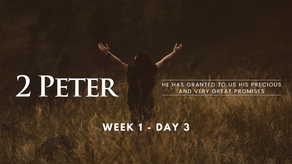 2 Peter – Week 1 – Day 3