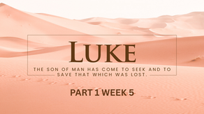 Luke Part 1 Week 5