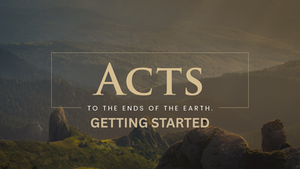 Acts - Getting Started
