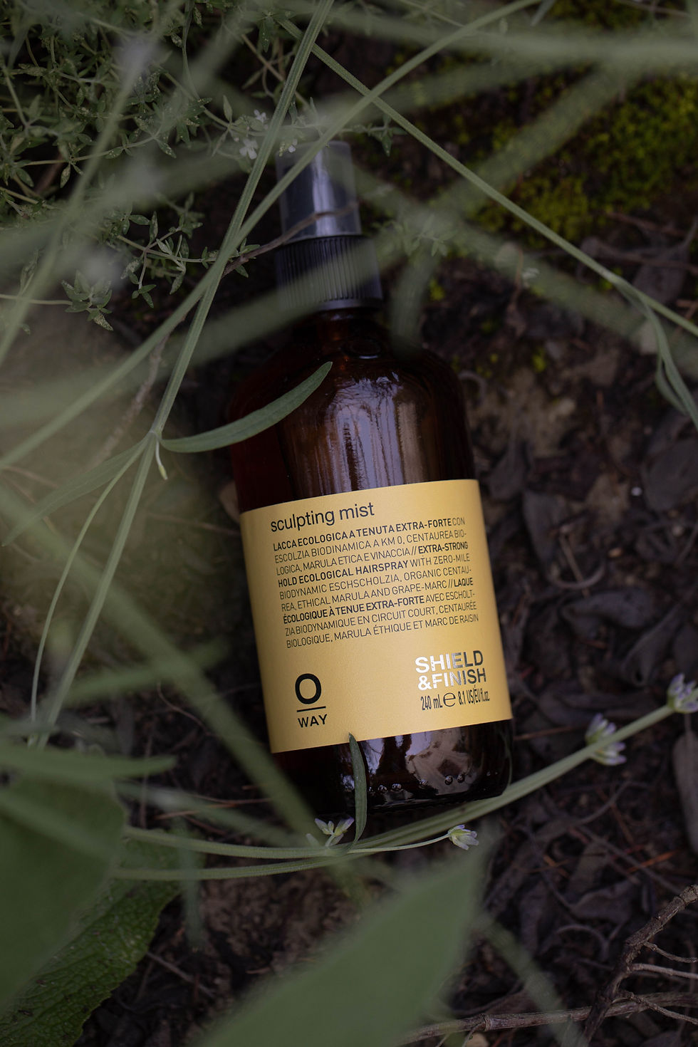 OWAY Sculpting Mist, an organic low-tox hairspray made with natural ingredients sold at TRU Hair Salon, the best organic hair salon in Colorado Springs 