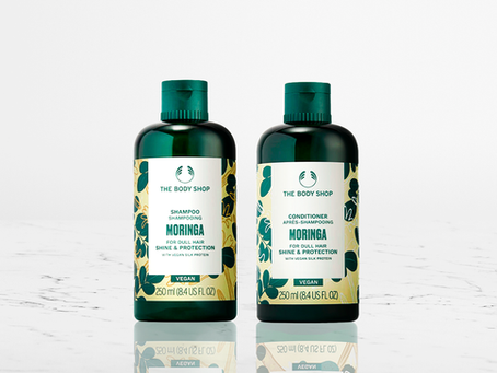 Scarlet - Conheça o Shampoo e Condicionador Moringa da The Body Shop