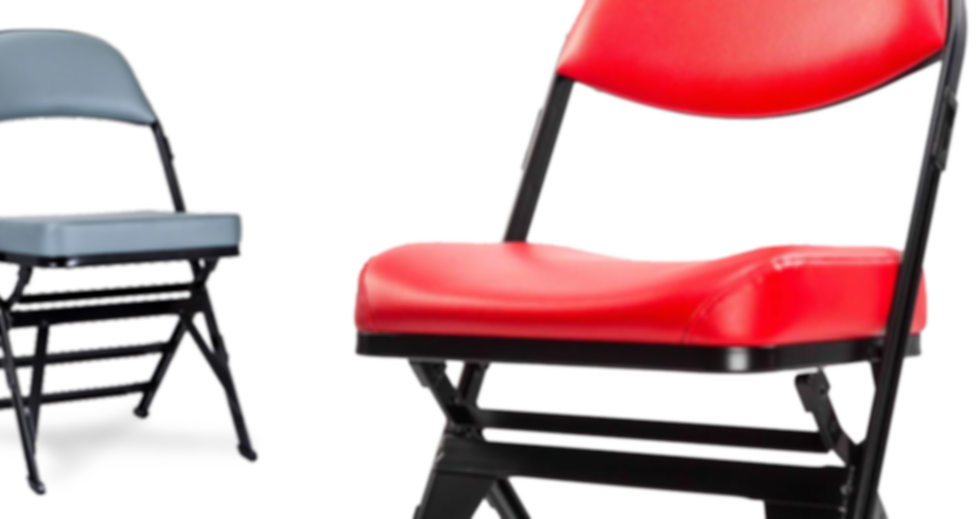 two seats arranged for photo