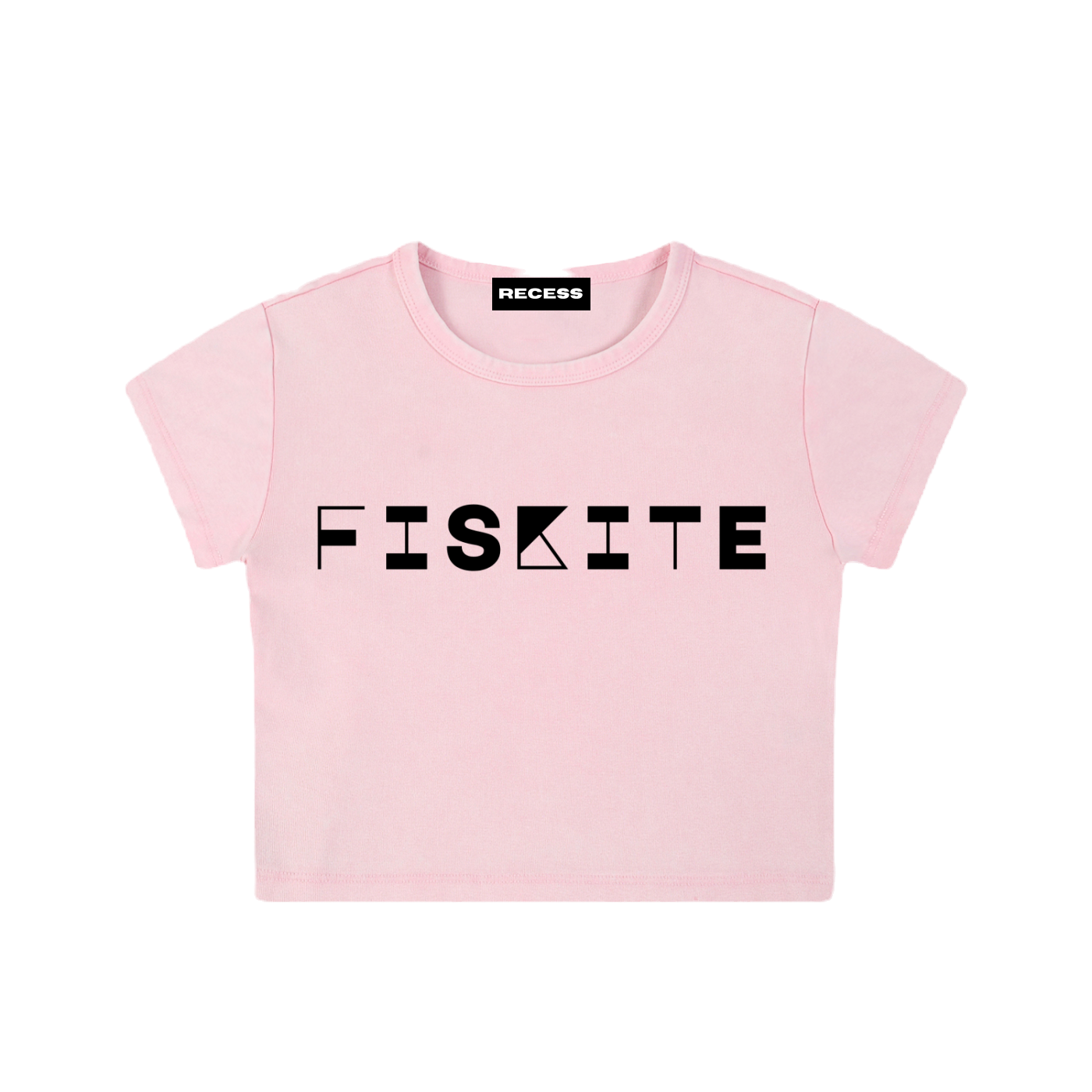 Modern Fiskite-Pink Crop Top