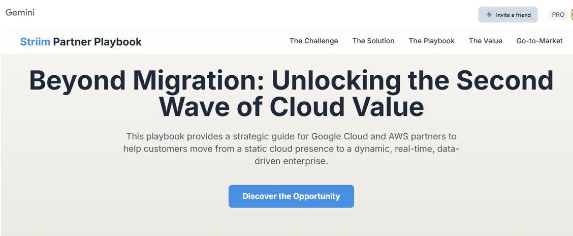 Interactive sales playbook using Gemini