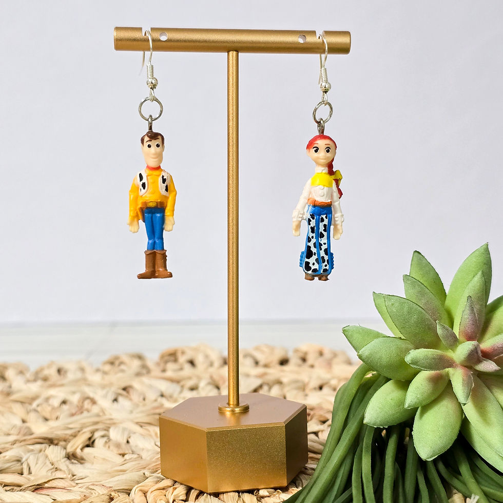 Toy Story Woody & Jessie Earrings | Disney Mini Brands Jewelry