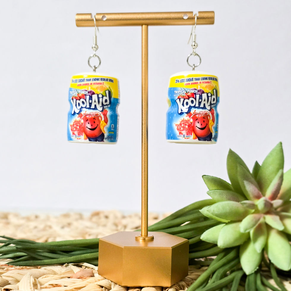 Kool-Aid Tropical Punch Earrings | Mini Brands Foodie Jewelry