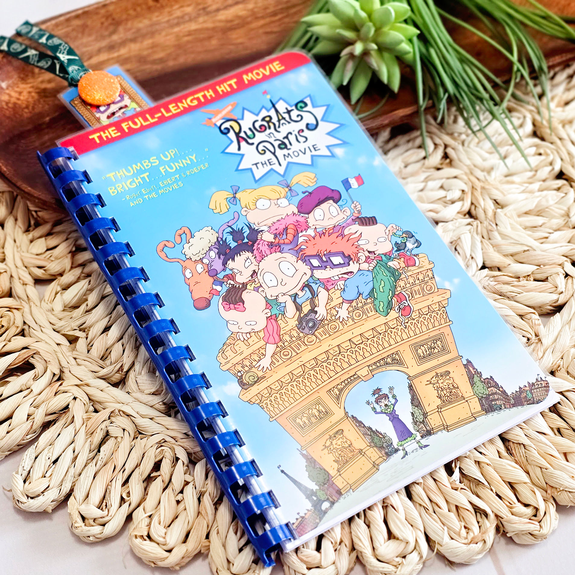 Rugrats in Paris the Movie VHS Notebook & Bookmark Set