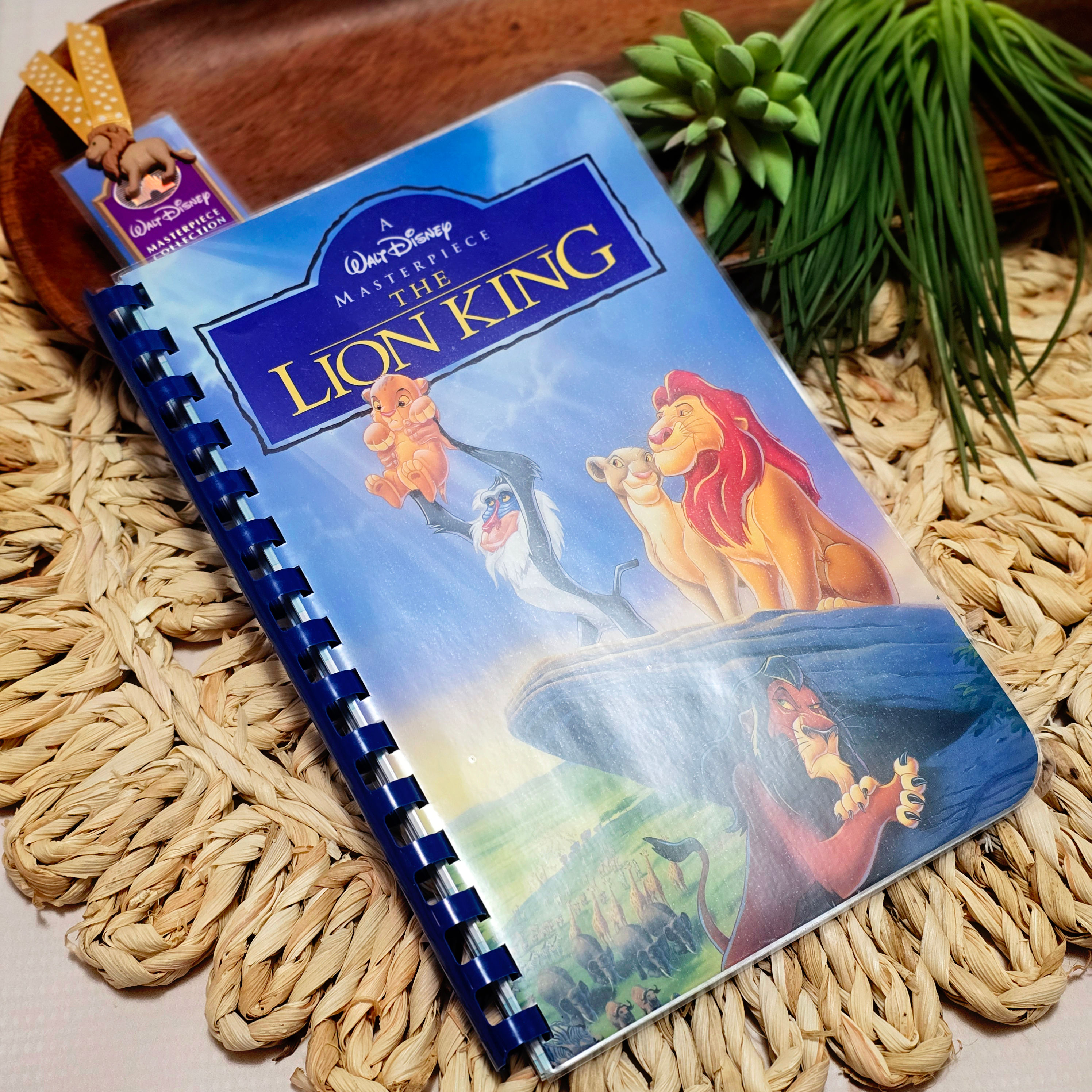 Walt Disney's The Lion King VHS Notebook & Bookmark Set
